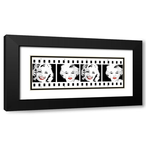 Monroe Strip 2 Black Modern Wood Framed Art Print with Double Matting by Rodriquez Jr, Enrique