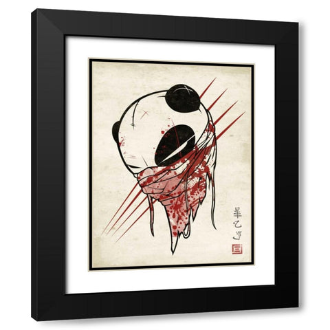 Pandana Black Modern Wood Framed Art Print with Double Matting by Rodriquez Jr, Enrique