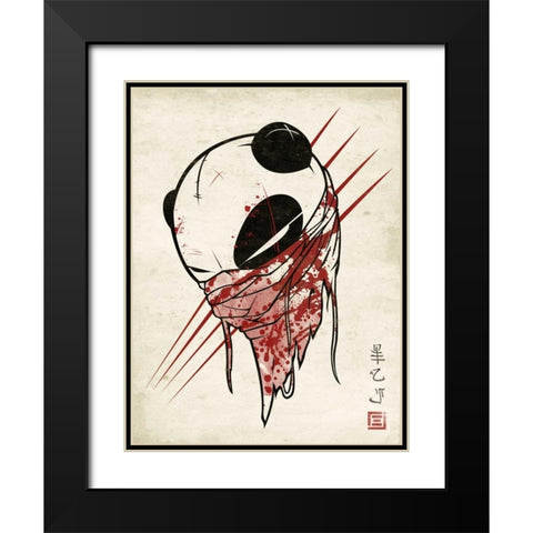 Pandana Black Modern Wood Framed Art Print with Double Matting by Rodriquez Jr, Enrique
