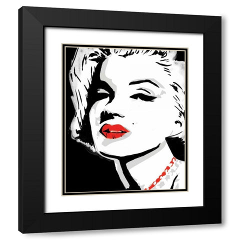 Monroe 6 Black Modern Wood Framed Art Print with Double Matting by Rodriquez Jr, Enrique