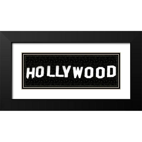 Hollywood Horizon Black Modern Wood Framed Art Print with Double Matting by Gibbons, Lauren
