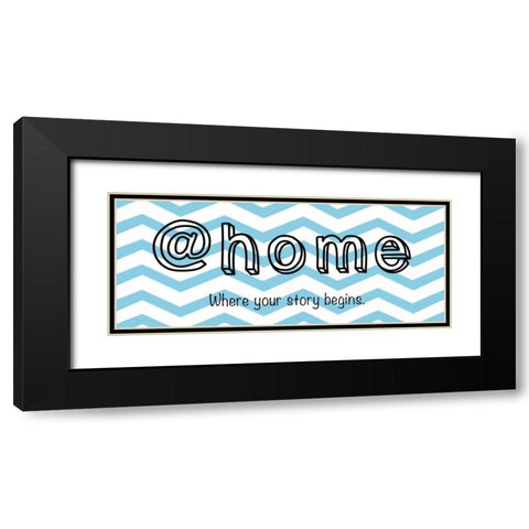 Home Black Modern Wood Framed Art Print with Double Matting by Gibbons, Lauren