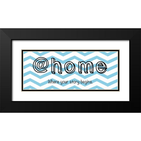 Home Black Modern Wood Framed Art Print with Double Matting by Gibbons, Lauren