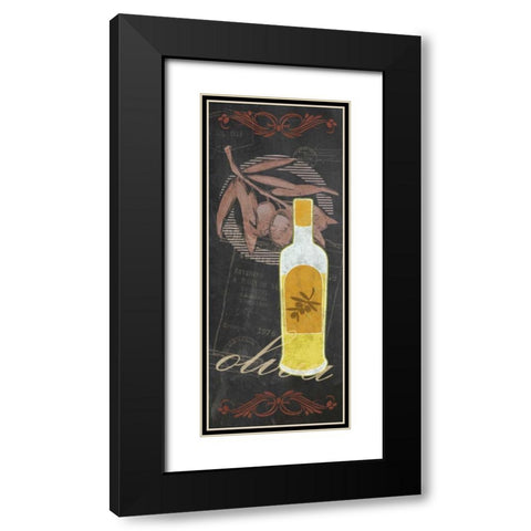 Olive Oil B Black Modern Wood Framed Art Print with Double Matting by Gibbons, Lauren
