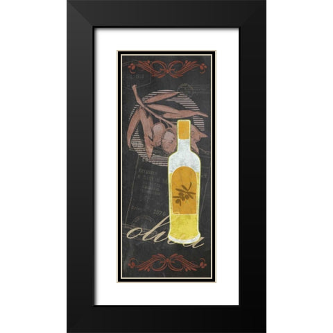 Olive Oil B Black Modern Wood Framed Art Print with Double Matting by Gibbons, Lauren