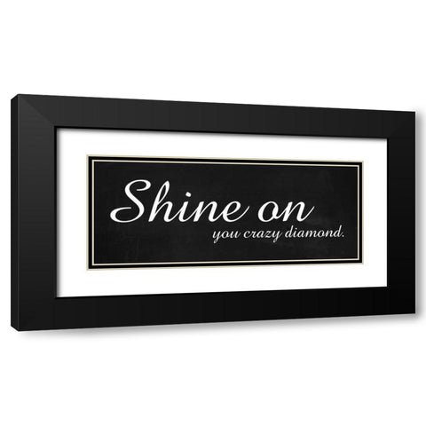 Shine On Black Modern Wood Framed Art Print with Double Matting by Gibbons, Lauren