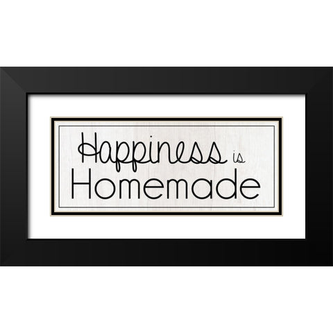 Homemade Happiness Black Modern Wood Framed Art Print with Double Matting by Gibbons, Lauren