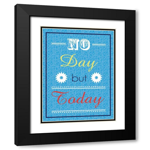 No Day Black Modern Wood Framed Art Print with Double Matting by Gibbons, Lauren