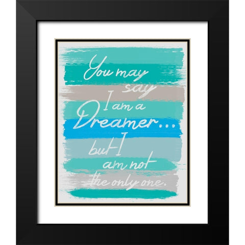 Dreamer Black Modern Wood Framed Art Print with Double Matting by Gibbons, Lauren