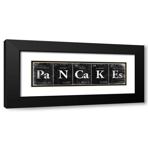 PaNCaKEs Black Modern Wood Framed Art Print with Double Matting by Grey, Jace