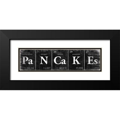 PaNCaKEs Black Modern Wood Framed Art Print with Double Matting by Grey, Jace