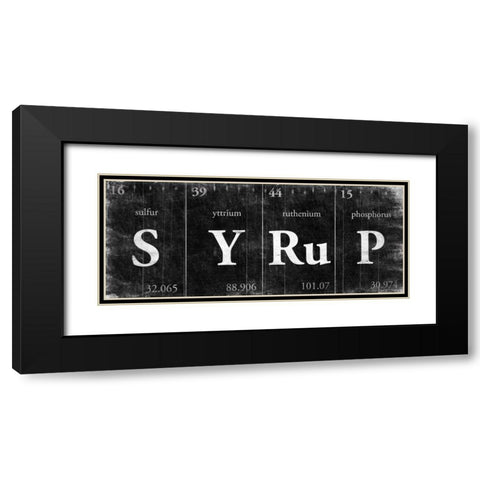 SYRuP Black Modern Wood Framed Art Print with Double Matting by Grey, Jace