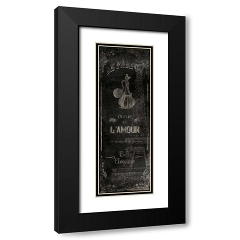 Le Parfum Black Black Modern Wood Framed Art Print with Double Matting by Grey, Jace