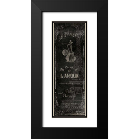 Le Parfum Black Black Modern Wood Framed Art Print with Double Matting by Grey, Jace