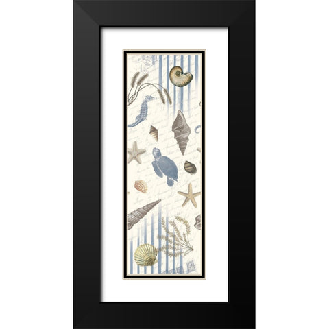 Coastal Mix Black Modern Wood Framed Art Print with Double Matting by Grey, Jace
