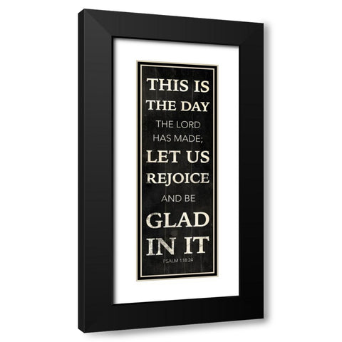 Jesus Said Black Modern Wood Framed Art Print with Double Matting by Grey, Jace