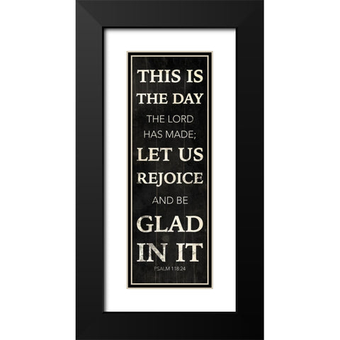 Jesus Said Black Modern Wood Framed Art Print with Double Matting by Grey, Jace