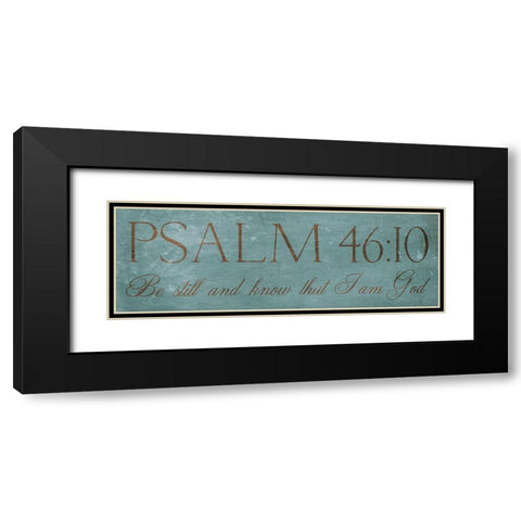 Be Still Black Modern Wood Framed Art Print with Double Matting by Grey, Jace