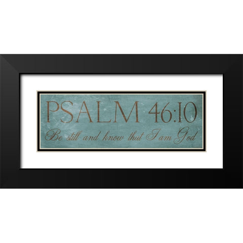 Be Still Black Modern Wood Framed Art Print with Double Matting by Grey, Jace