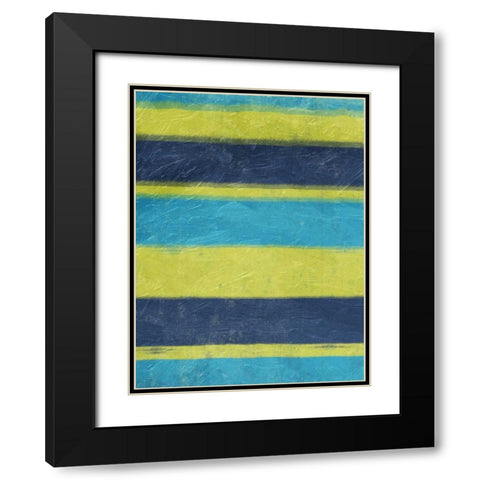 Cool Hues 2 Black Modern Wood Framed Art Print with Double Matting by Grey, Jace