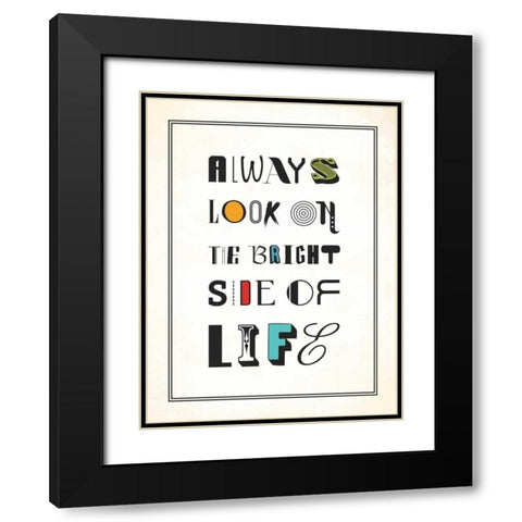 Always Black Modern Wood Framed Art Print with Double Matting by Grey, Jace