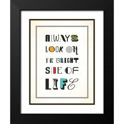 Always Black Modern Wood Framed Art Print with Double Matting by Grey, Jace