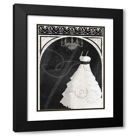 Dress N Window Black Modern Wood Framed Art Print with Double Matting by Grey, Jace