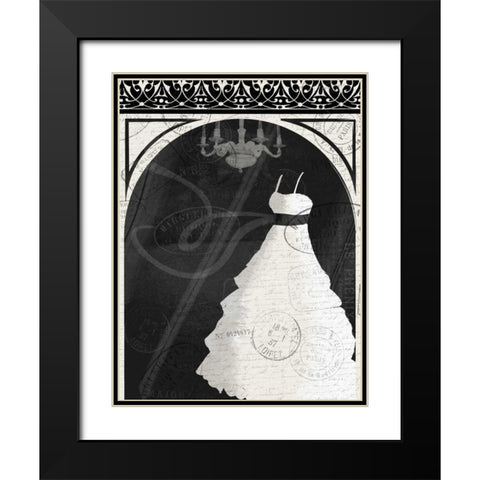 Dress N Window Black Modern Wood Framed Art Print with Double Matting by Grey, Jace