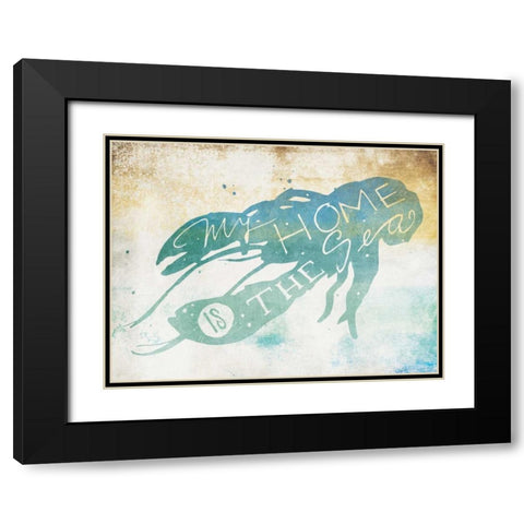 My Home Black Modern Wood Framed Art Print with Double Matting by Grey, Jace