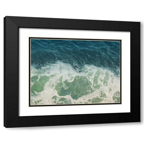 Nuetral Waters Black Modern Wood Framed Art Print with Double Matting by Grey, Jace