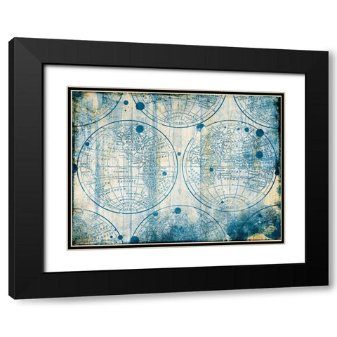 Make History Black Modern Wood Framed Art Print with Double Matting by Grey, Jace