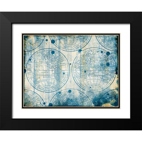 Make History Black Modern Wood Framed Art Print with Double Matting by Grey, Jace