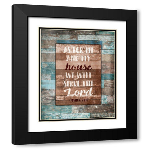 Serve Black Modern Wood Framed Art Print with Double Matting by Grey, Jace