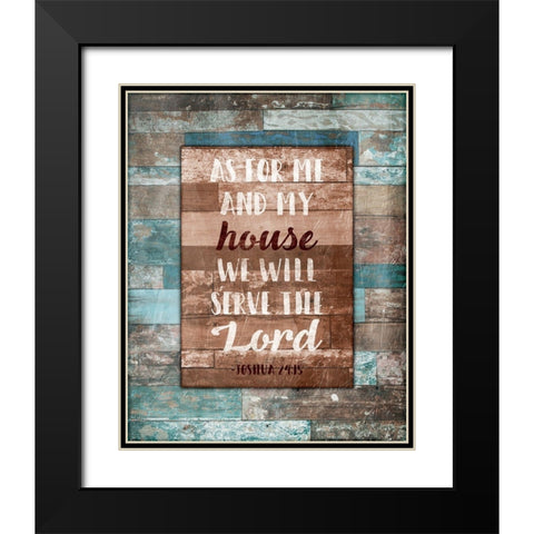 Serve Black Modern Wood Framed Art Print with Double Matting by Grey, Jace
