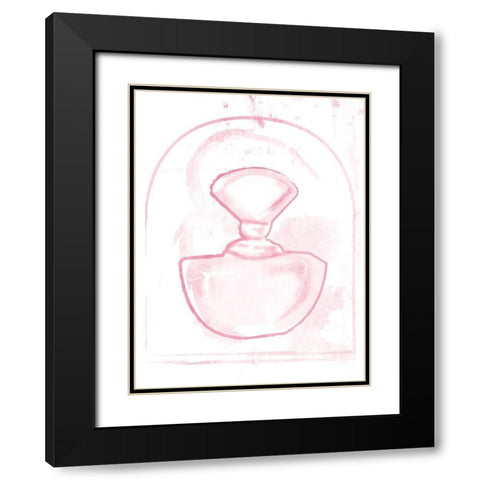 Pink Perfume One Black Modern Wood Framed Art Print with Double Matting by Grey, Jace