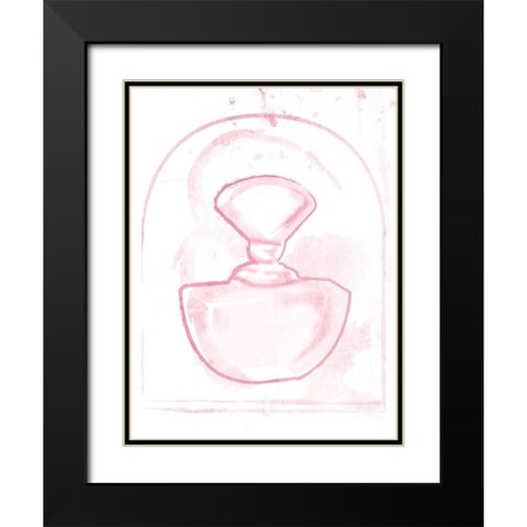 Pink Perfume One Black Modern Wood Framed Art Print with Double Matting by Grey, Jace