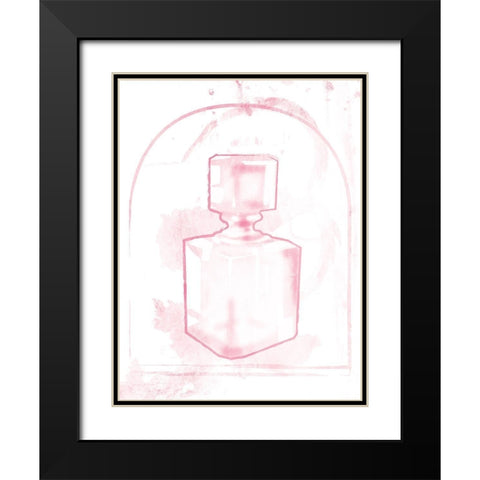 Pink Perfume Two Black Modern Wood Framed Art Print with Double Matting by Grey, Jace