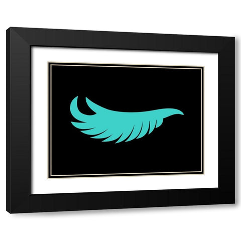 Eye Lash Dark Black Modern Wood Framed Art Print with Double Matting by Grey, Jace