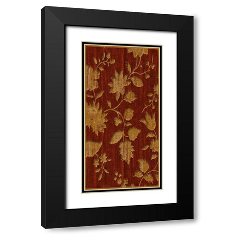 Wall Flowers Black Modern Wood Framed Art Print with Double Matting by Grey, Jace