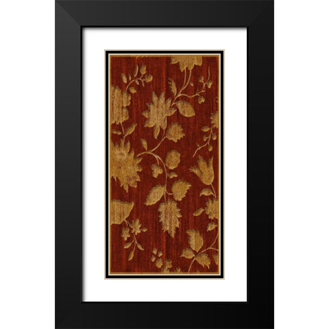 Wall Flowers Black Modern Wood Framed Art Print with Double Matting by Grey, Jace