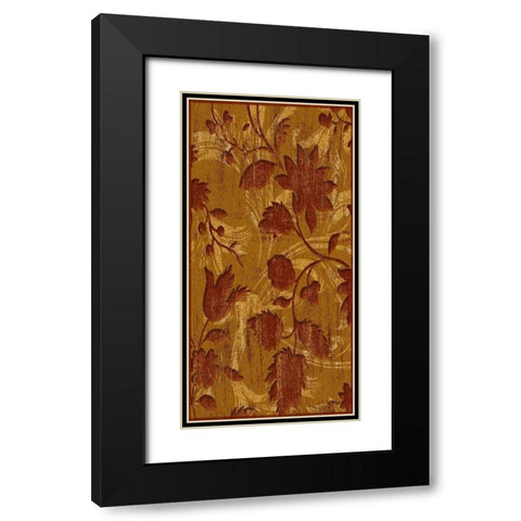 Wall Flowers Mate Black Modern Wood Framed Art Print with Double Matting by Grey, Jace