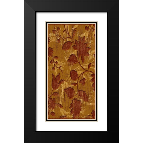 Wall Flowers Mate Black Modern Wood Framed Art Print with Double Matting by Grey, Jace