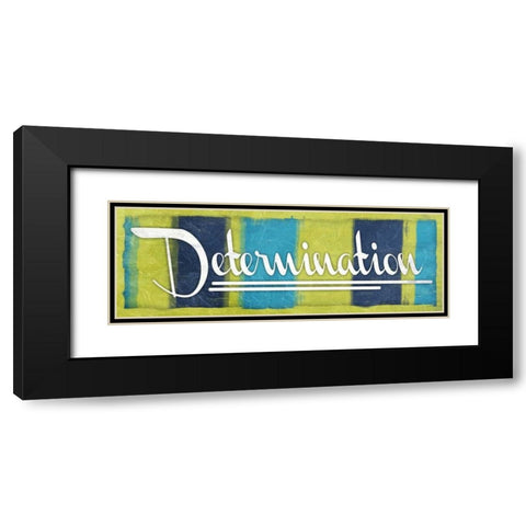 Determination Black Modern Wood Framed Art Print with Double Matting by Grey, Jace