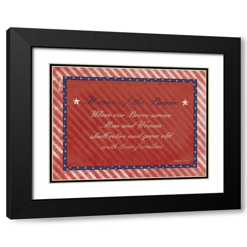 USA Black Modern Wood Framed Art Print with Double Matting by Grey, Jace