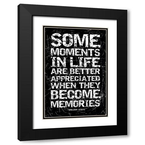 Memories Black Modern Wood Framed Art Print with Double Matting by Grey, Jace