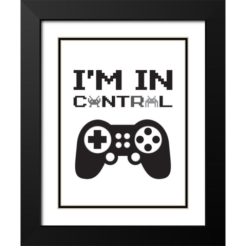 Im In Control 2 Black Modern Wood Framed Art Print with Double Matting by McCully, Jennifer
