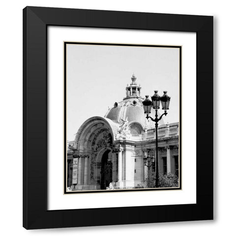 Musee du Petit Palais Black Modern Wood Framed Art Print with Double Matting by Grey, Jace