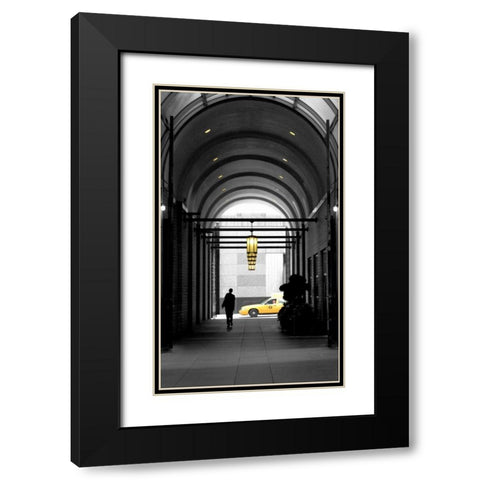 HR BandW 1 Black Modern Wood Framed Art Print with Double Matting by Pica, Jeff