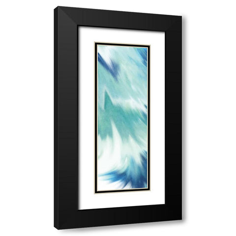 Blue Mood A Black Modern Wood Framed Art Print with Double Matting by Allen, Kimberly