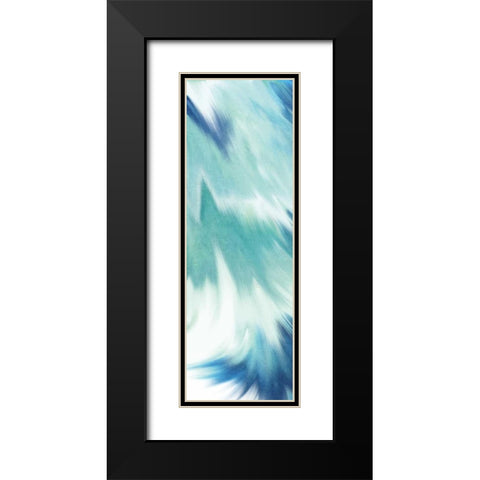 Blue Mood A Black Modern Wood Framed Art Print with Double Matting by Allen, Kimberly
